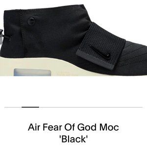 SOLD — Air Fear Of God Moc 'Black'